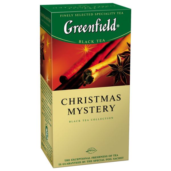 Чай GREENFIELD «Christmas Mystery» черный, в пакетиках