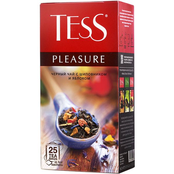 Чай TESS «Pleasure» черный, в пакетиках