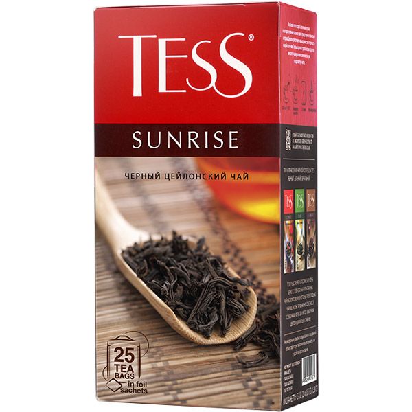 Чай TESS «Sunrise» черный, в пакетиках