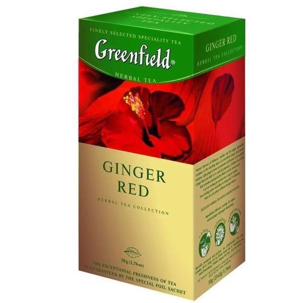 Чайный напиток GREENFIELD «Ginger Red» в пакетиках
