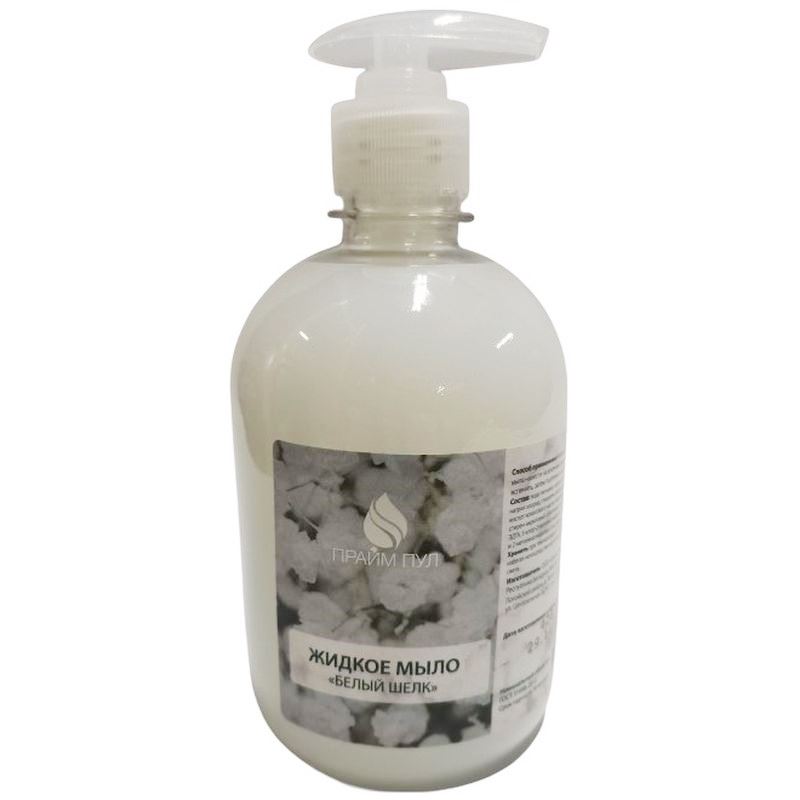 16956 Мыло жидкое "Белый шелк", 500 мл. — изображение 1