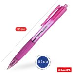 Ручка шариковая автоматическая Luxor "Micra X II" 0,7 мм, синяя — изображение 3