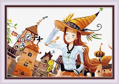 Картина по номерам 20х30 "В стране чудес"