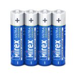 Батарейки Mirex Alkaline, AAA, в пленке, 4 шт.