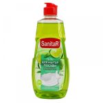Средство для мытья посуды 450г SANITAR Матча + лайм