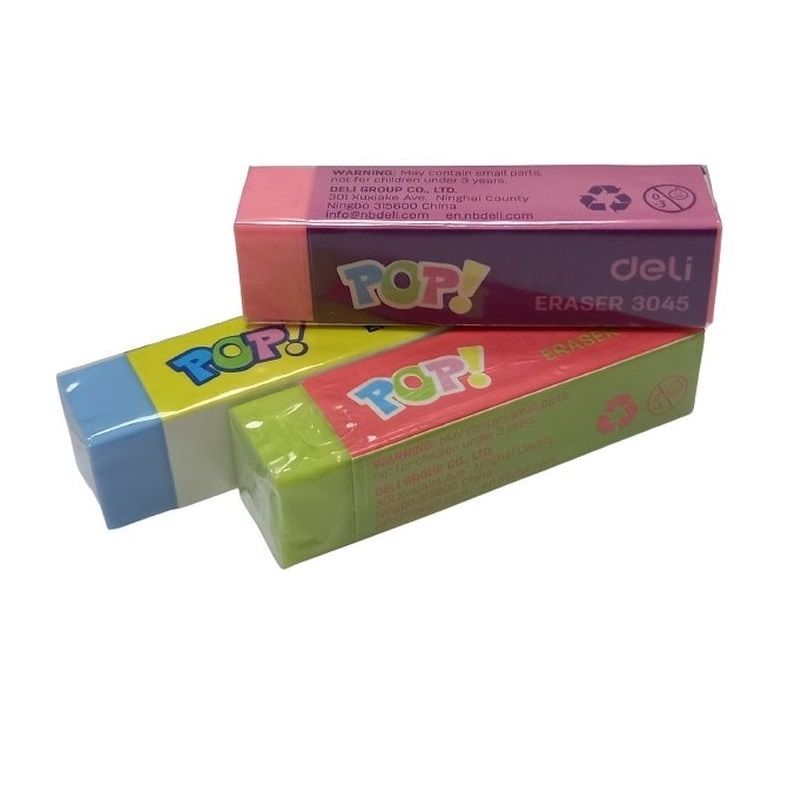 3045 Ластик "FRESH", прямоугольный, цветной — изображение 1