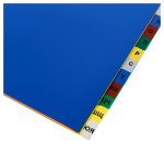 Разделитель листов пластиковый, А4, 20 листов, алфавитный А-Я, цветной — изображение 2