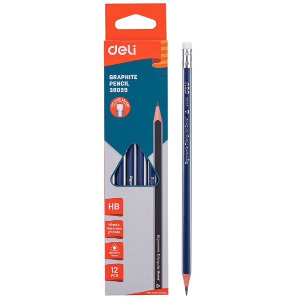 Карандаш чернографитный "Triangular classic", HB, трехгранный