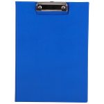 Планшет-папка с зажимом "Deli" А4, ПВХ, синий