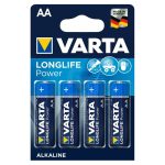 Батарейки Varta "LONGLIFE POWER" Alkaline, AA, блистер 4 шт.