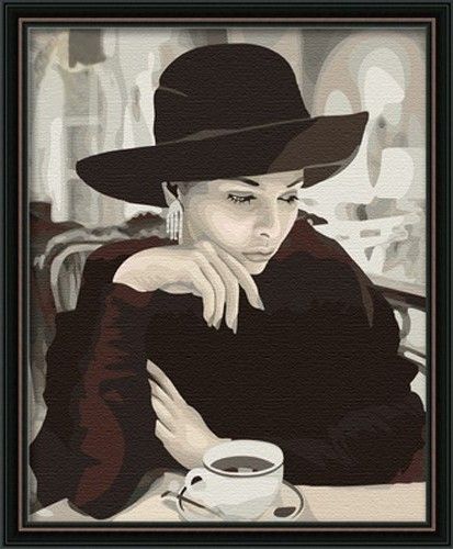 Картина по номерам 40х50 "Мадам"