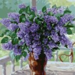 Картина по номерам 40х50 "Нежная сирень"