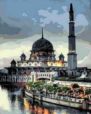 Картина по номерам 40х50 "Прекрасный Восток"