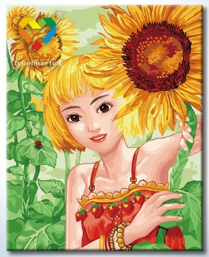 Картина по номерам 40х50 "Солнечное лето"