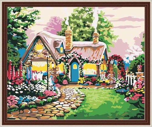 Картина по номерам 40х50 "В гостях у сказки"