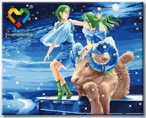 Картина по номерам 40х50 "Знаки зодиака: Овен"