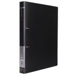 Папка на 2-х кольцах DELI, А4, 28 мм, пластик 950 мкм, черная