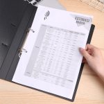 Папка на 2-х кольцах DELI, А4, 28 мм, пластик 950 мкм, черная — изображение 2