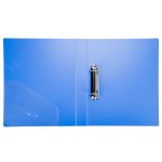 Папка на 2-х кольцах DELI, А4, 28 мм, пластик 950 мкм, синяя — изображение 2