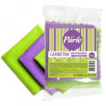 Салфетки из микрофибры "Parlo" универсальные, 3 шт.