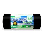 Мешки для мусора 60 л, 20 шт. Mirpack "Premium+", суперпрочные, в рулоне