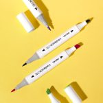 Набор маркеров для скетчинга Deli 70804-24, 24 цвета, двухсторонние, в пластиковом боксе — изображение 5