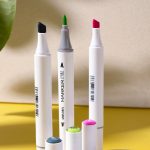 Набор маркеров для скетчинга Deli 70804-24, 24 цвета, двухсторонние, в пластиковом боксе — изображение 2