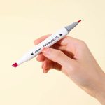 Набор маркеров для скетчинга Deli 70804-24, 24 цвета, двухсторонние, в пластиковом боксе — изображение 3