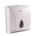 Диспенсер для бумажных полотенец V и Z сложения "Zizette", пластик, белый