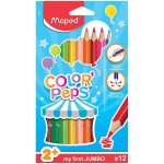 Цветные карандаши MAPED "Color Peps Jumbo", 12 цветов