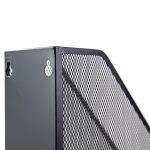 Лоток для бумаг металлический DELI, 1 отделение, вертикальный — изображение 3