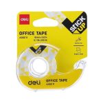 Клейкая лента 18мм*7,62м, в диспенсере, супер прозрачная