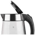 Чайник электрический AKL-237 NORMANN, стекло, сталь — изображение 3