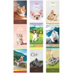 Блокнот А6 24 л. на скрепке ArtSpace "Питомцы Микс"