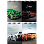 Блокнот А6 40 л. на гребне ArtSpace "Авто Ultimate super cars"
