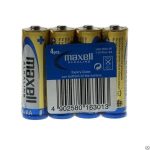 Батарейки "MAXELL" Alkaline AA, 4 шт.