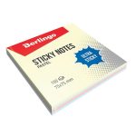 Блок самоклеящийся Berlingo "Ultra Sticky", 75*75мм, 100 л, 4 пастельных цвета