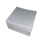 Блок для записей 8,5*8,5*4 см, белый в клетку