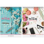 Блокнот А5 60 л. на гребне ArtSpace "Стиль Tender moments", твердая подложка