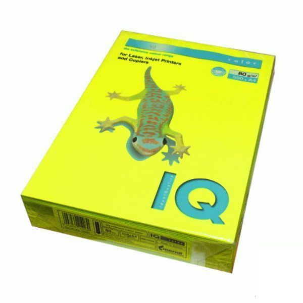 Бумага цветная "IQ Color" Neon, 80 г/м2, А4