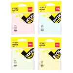 Бумага для заметок с липким слоем, 76х76 мм, ПАСТЕЛЬ