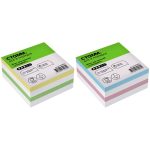 Блок для записей СТАММ "Стандарт", 8*8*4 см, ассорти