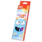 Карандаши цветные Deli "COLOR KIDS Jumbo", 6 цветов, трехгранные