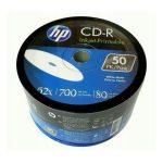 Диск CD-R "HP" 700Mb, 52x, Printable, в пленке 50 шт.