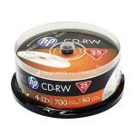 Диск CD-RW "HP" 700Mb, 12x, CakeBox 25 шт.