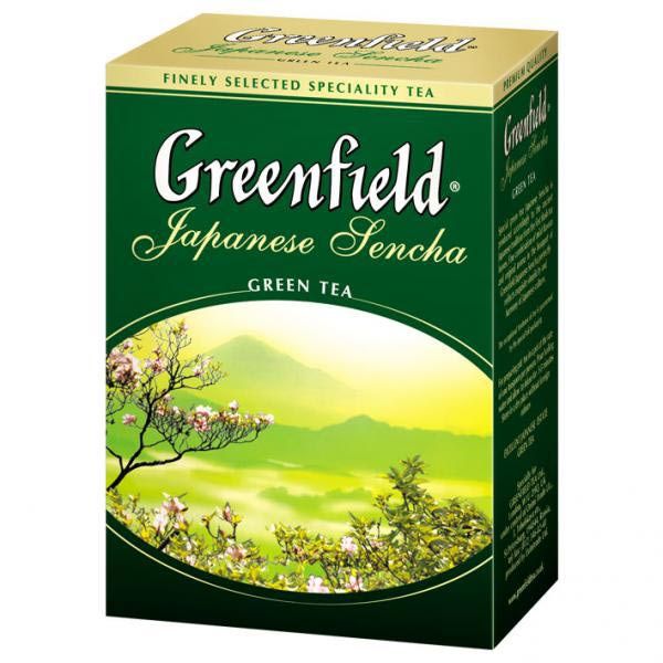Чай GREENFIELD "Japanese Sencha" зеленый байховый, 100 г.