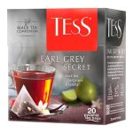 Чай TESS "Earl Grey Secret" черный, в пирамидках