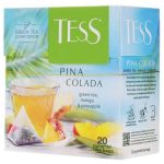 Чай TESS "Pina Colada" зеленый, в пирамидках