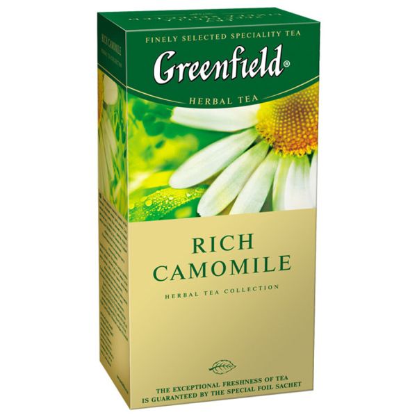 Чайный напиток GREENFIELD "Rich Camomile" 25 пакетиков