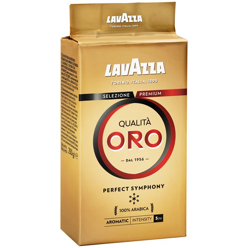 coffee_Lavazza_Qualita_Oro_250 Кофе LAVAZZA "Qualita Oro" молотый, 250 г — изображение 1